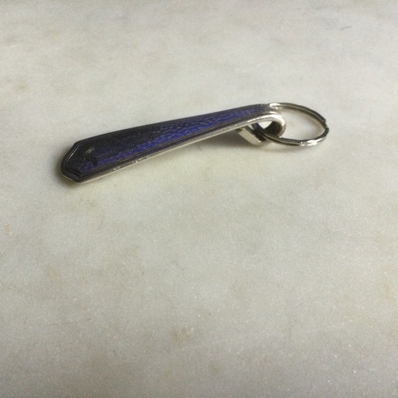 Art Deco Vintage Silver Spoon Keychain Key Holder - Picture 3 of 5